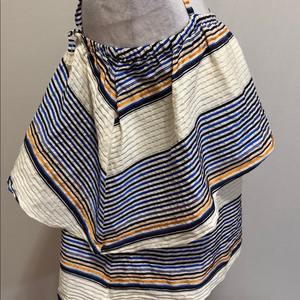 Tanya Taylor Lone Top in Sunset Stripe - Picture 9 of 10